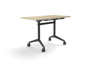 Modulus Flip Table All Black 1200mmX600mm Natural Oak