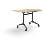 Modulus Flip Table All Black 1200mmX750mm Natural Oak