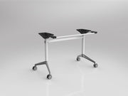 Modulus Flip Table Frame 1200mm-1600mm Standard White