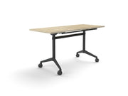 Modulus Flip Table All Black 1500mmX600mm Natural Oak