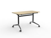 Modulus Flip Table 1200mmX600mm Black Natural Oak
