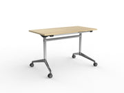 Modulus Flip Table 1200mmX600mm White Natural Oak
