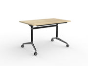 Modulus Flip Table 1200mmX750mm Black Natural Oak