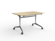 Modulus Flip Table 1200mmX750mm White Natural Oak