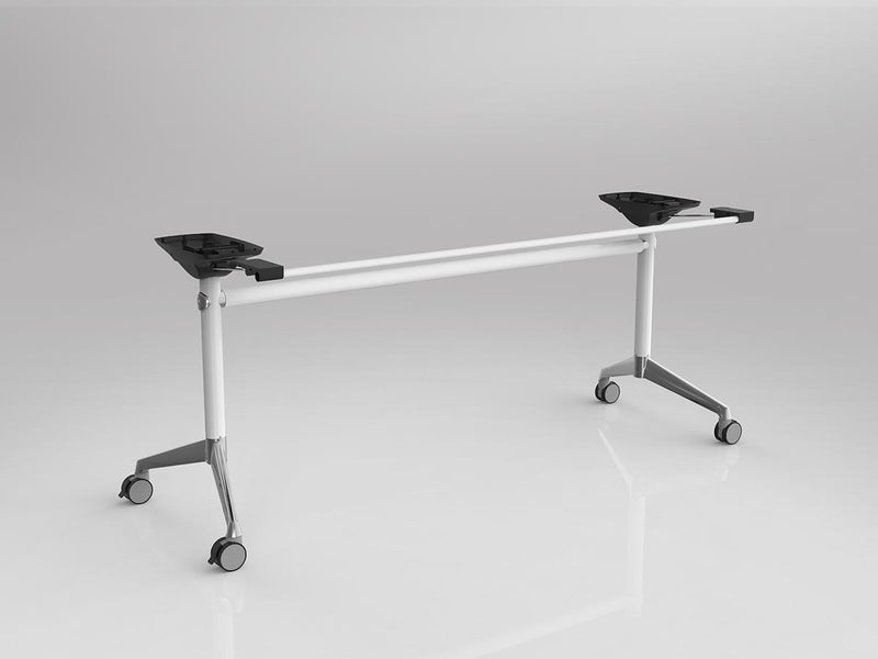 Modulus Flip Table Frame 1800mm-2200mm Standard White