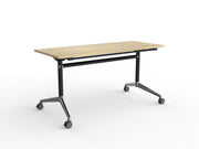 Modulus Flip Table 1500mmX600mm Black Natural Oak
