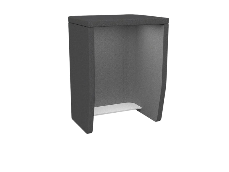 Motion Link Wall Mounted Phone Booth Lecquered White