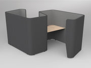Motion Shell Work Pods Solid Beech 2 Work Pods