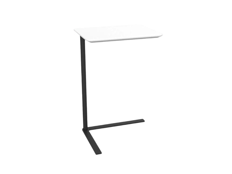 Motion Tablet Table Lecquered White