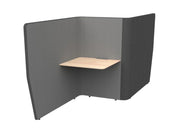 Motion Wave Work Pods 2 Work Pods Solid Beech