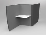 Motion Wave Work Pods 2 Work Pods Lecquered White