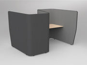 Motion Zip Work Pods Solid Beech 2 Work Pods