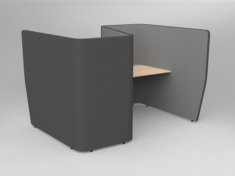 Motion Zip Work Pods Solid Beech 2 Work Pods