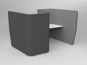 Motion Zip Work Pods Lecquered White 2 Work Pods