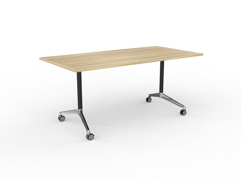 Modulus Castor Leg Meeting Table 1800mmX750mm Natural Oak