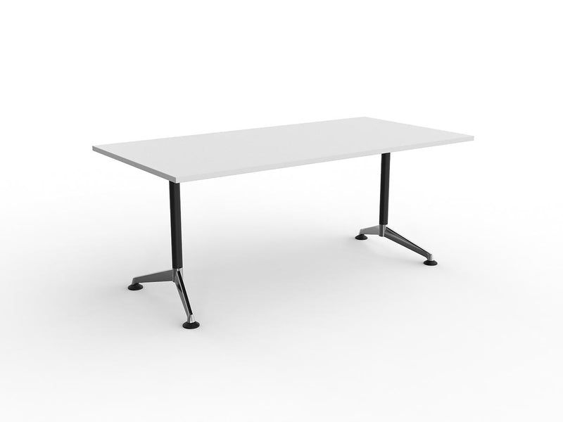 Modulus Fixed Leg Meeting Table White
