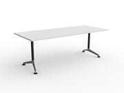 Modulus Fixed Leg Meeting Table 2100mmX900mm White