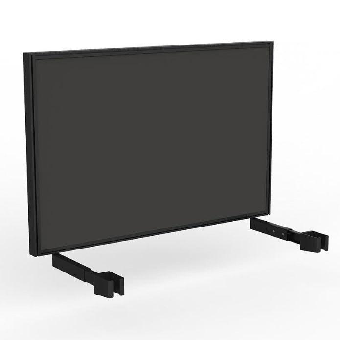 Studio Screen for Agile Individual Desk with Black Powdercoat Frame