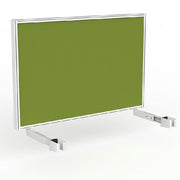 Studio Screen for Agile Individual Desk White Powdercoat Splice Green
