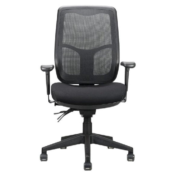 Rapidline Merida High Back Mesh Operator Chair With Arms