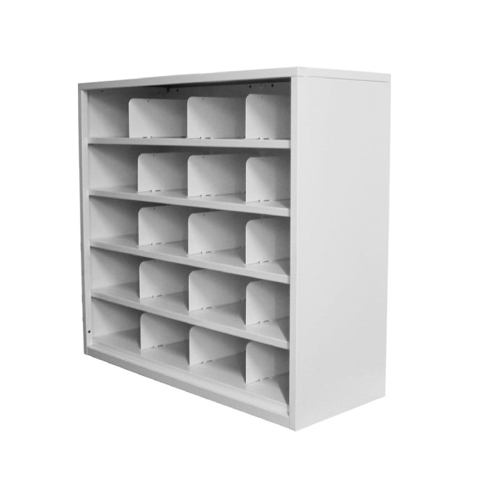 Steelco Pigeonhole cabinet 20 Compartments - 940H x 1000W x 386D White Satin