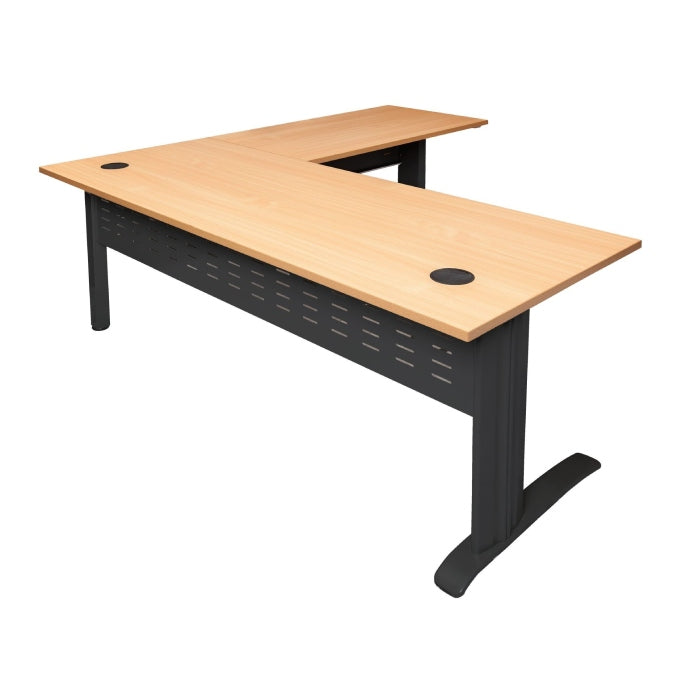 Rapidline Span Open Office Corner Desk With Return