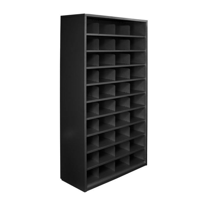 Steelco Pigeonhole cabinet 40 Compartments - 1830H x 1000W x 386D Black Satin