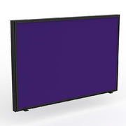 Studio Screen for Agile Shared Desk Black Powdercoat Breathe Plum