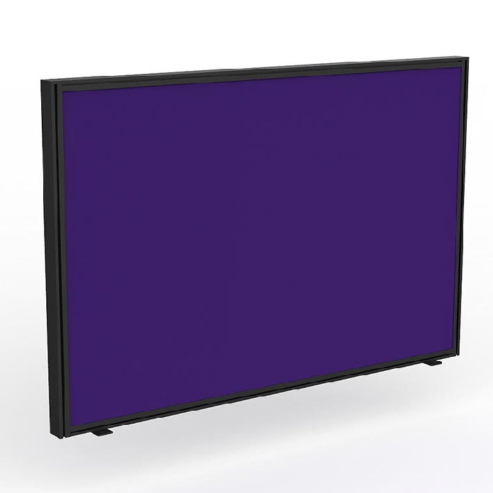 Studio Screen for Agile Shared Desk Black Powdercoat