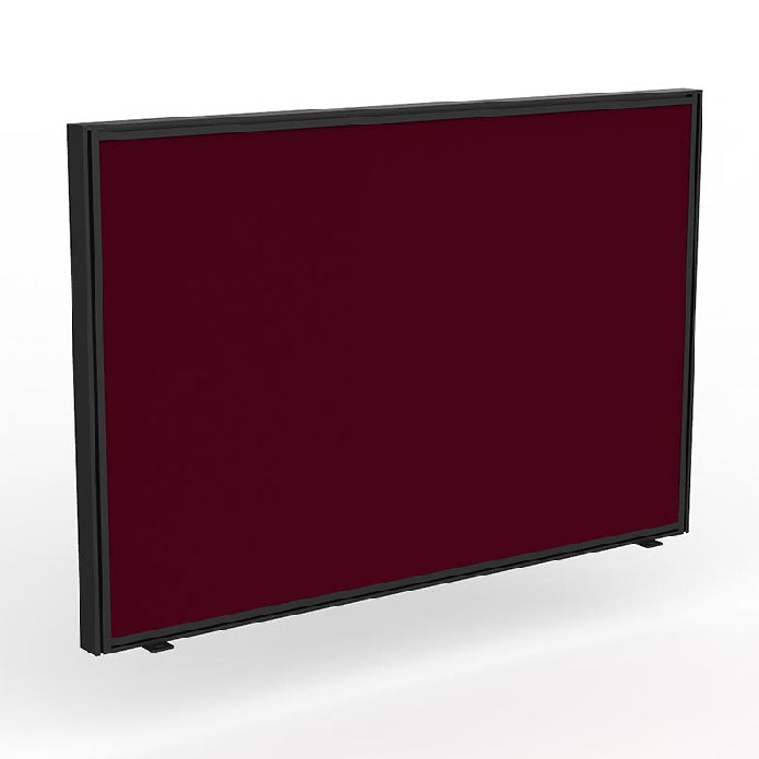 Studio Screen for Agile Shared Desk Black Powdercoat