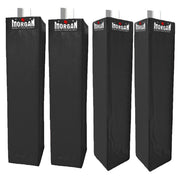 Morgan Black Goal Post Protectors (4Pcset)