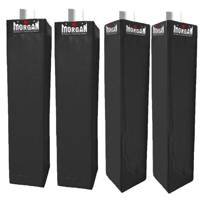 Morgan Black Goal Post Protectors (4Pcset)