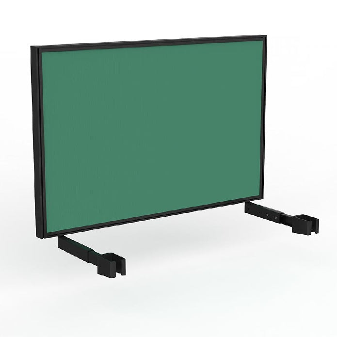 Studio Screen for Agile Individual Desk with Black Powdercoat Frame Black Powdercoat