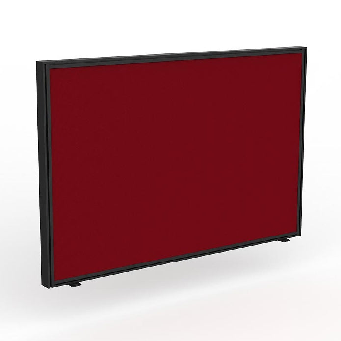 Studio Screen for Agile Shared Desk Black Powdercoat