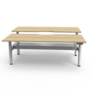 Rapidline Height Adjustable Halo+ Back to Back Workstation
