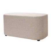 Kali Rectangle Ottoman Stone 102 Fabric