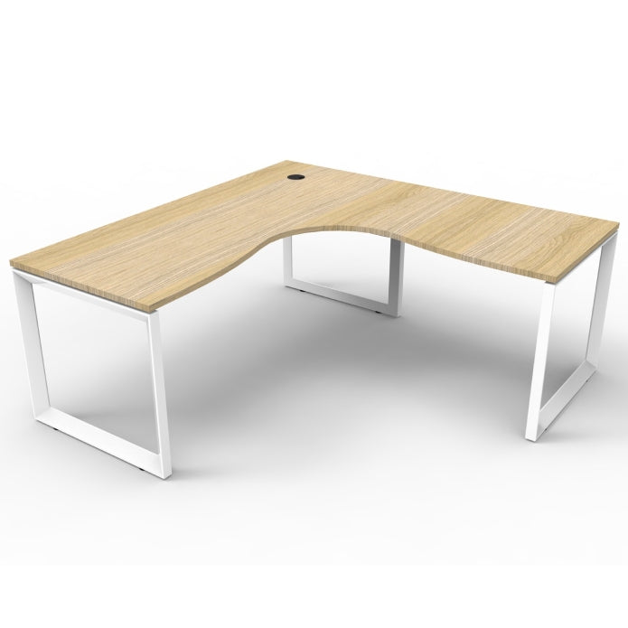 Rapidline Deluxe Loop Leg Corner Desk