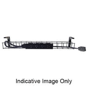 Rapid Wiring Single Tier Cable Basket Black 4 x GPO