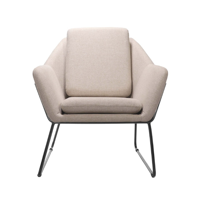 Cardinal Single Seater Arm Chair Stone 102 Fabric