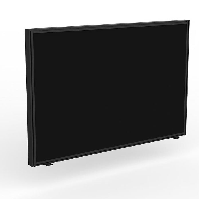 Studio Screen for Agile Shared Desk Black Powdercoat