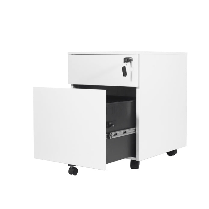 Rapidline GO Steel Mobile Pedestal for Height-Adjustable White China