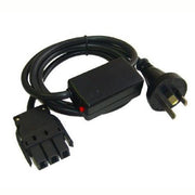 CMS 3 Pin Plug Leads Black
