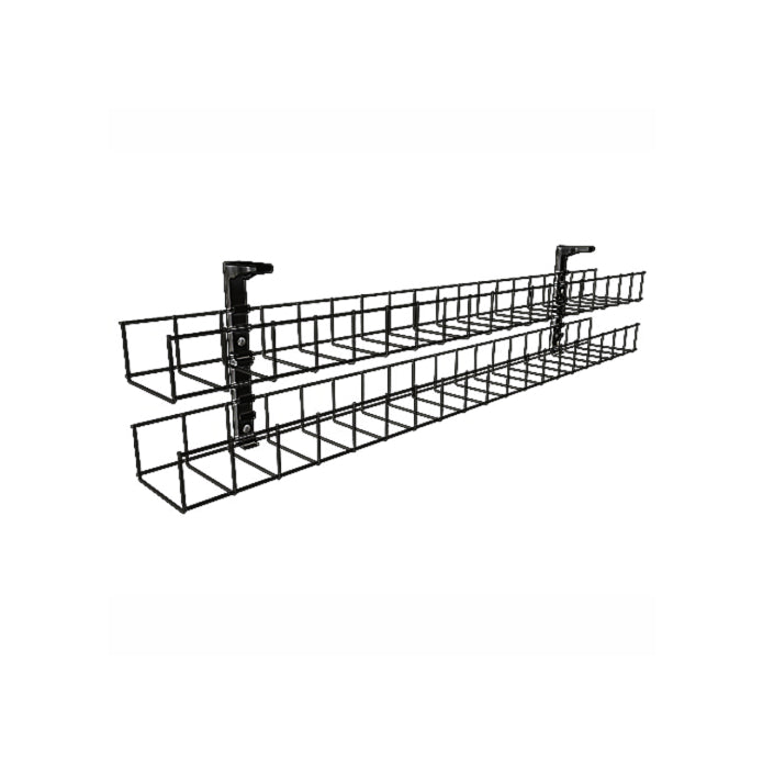Wire Rack Topper Rapid Wiring Dual Tier Cable Basket | Wire Hanging Baskets — EasyMart