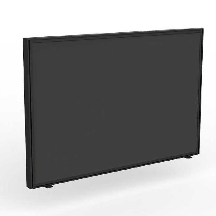 Studio Screen for Agile Shared Desk Black Powdercoat