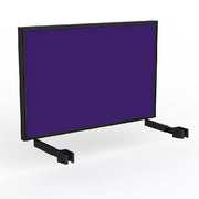 Studio Screen for Agile Individual Desk with Black Powdercoat Frame Black Powdercoat Breathe Plum