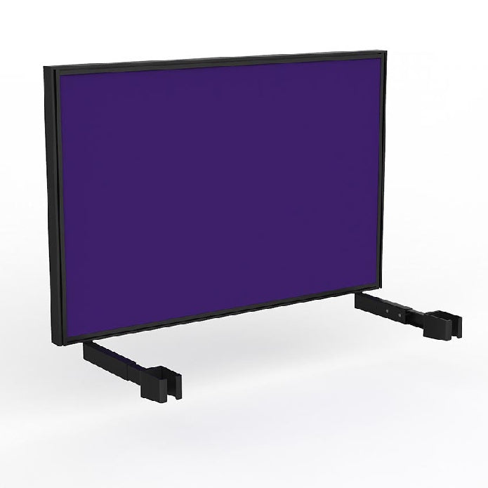 Studio Screen for Agile Individual Desk with Black Powdercoat Frame