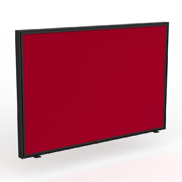 Studio Screen for Agile Shared Desk Black Powdercoat