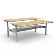 Rapidline Height Adjustable Halo+ Back to Back Workstation