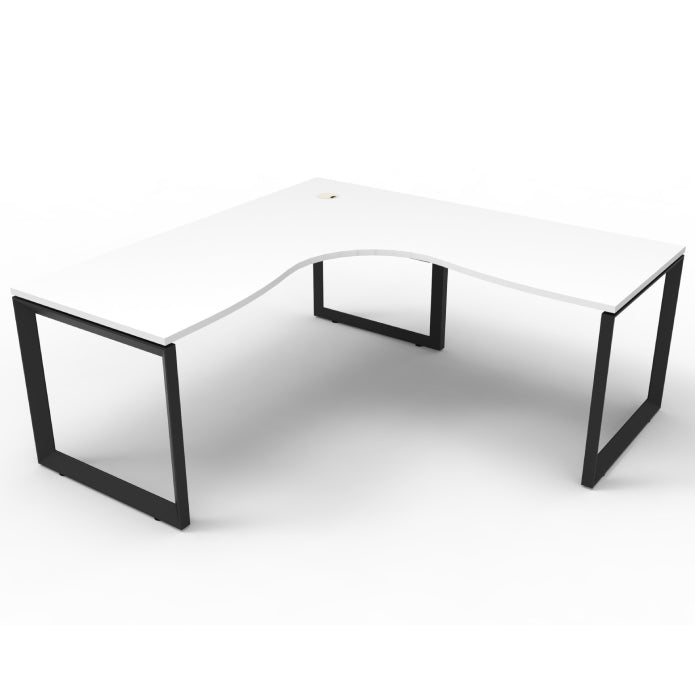 Rapidline Deluxe Loop Leg Corner Desk