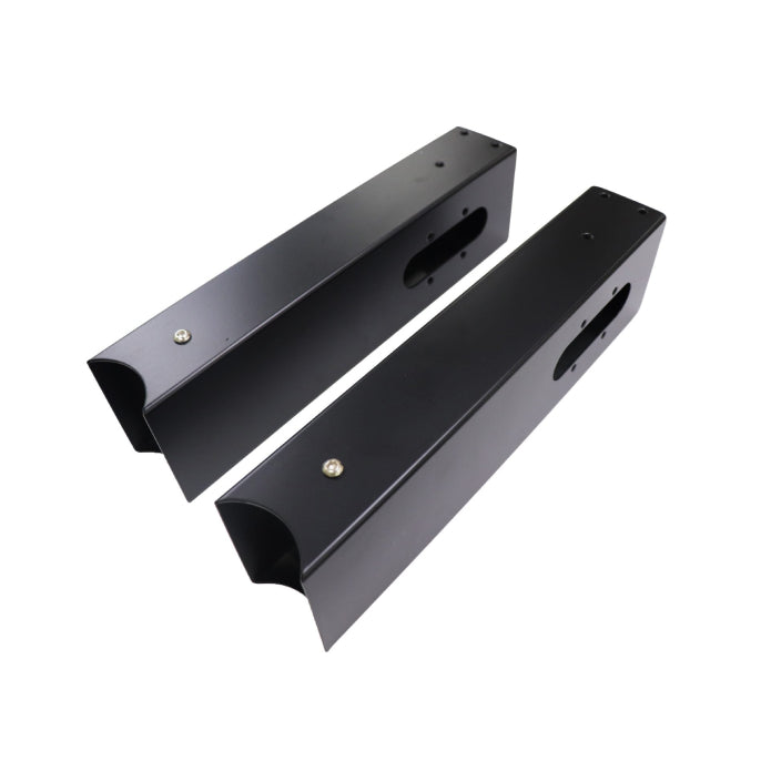 Halo+ Single Sided Workstation Cable Tray & Screen Mounting Arm Black P C